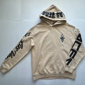 NWOT Men's M Wild Collective Las Vegas Aces WNBA Tan Graffiti Hoodie Sweatshirt - Picture 1 of 6