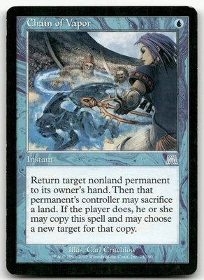 Chain of Vapor #73 (MP) Onslaught ONS Magic MTG - Image 1 of 2