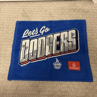 2019 Los Angeles Dodgers Stadium Rally Towel Baseball - Image 1 of 2
