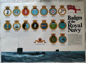 BADGES of the ROYAL NAVY ~No. 2 CONVENTIONAL SUBMARINES~ - Picture 1 of 7