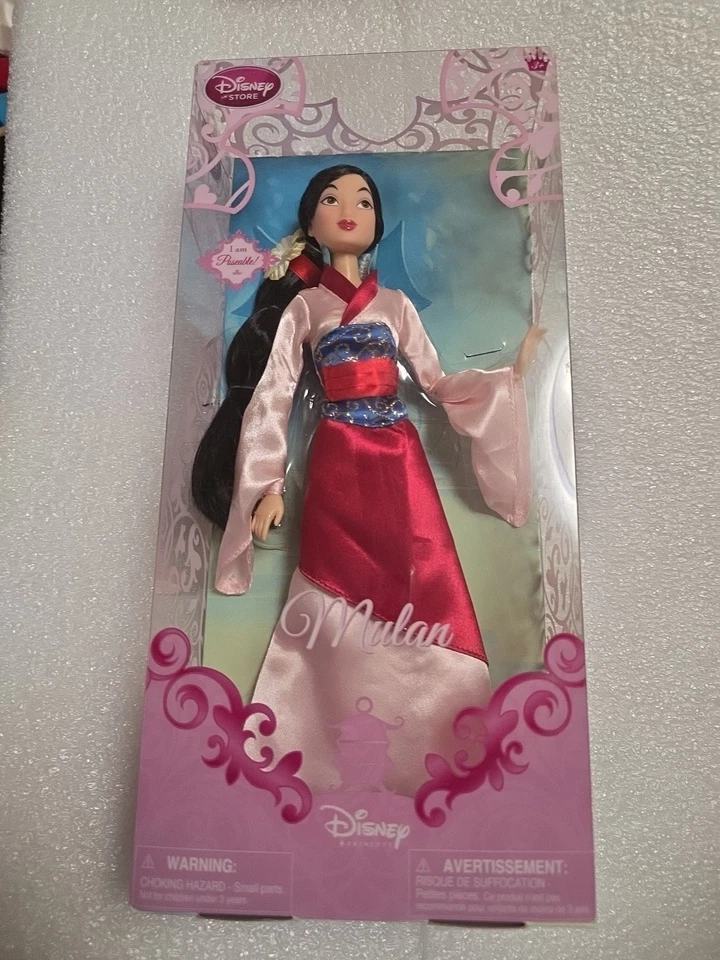 Muñeca Princesa Mulan Exclusiva de Disney Store 12” Colección Princesas Disney Nueva en Caja Foto 1 de 1