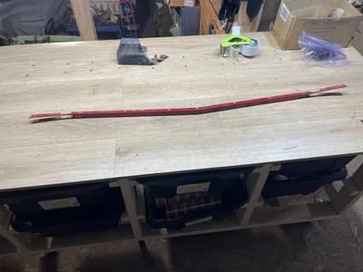 1969 CORONET HOOD FRONT TRIM SUPER  STRAIGHT SUPER CLEAN SCUFF AND REPAINT 69 - Image 1 of 4