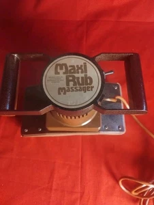 Maxi Rub Masajeador Masajeador Corporal Profesional Multivelocidad Marrón Funciona - Imagen 1 de 6