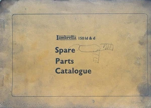 LAMBRETTA 150 LD / 150 D - ORIGINAL ERSATZTEILKATALOG - Bild 1 von 10