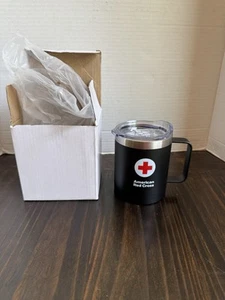 Nueva taza de viaje Cruz Roja aislada de acero inoxidable de 16 oz taza de café con tapa - Imagen 1 de 8