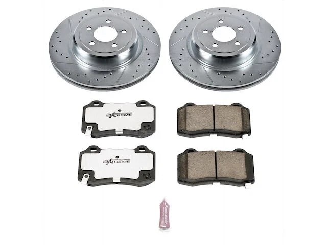 97BM99T Rear Brake Pad and Rotor Kit Fits 2006-2010, 2012-2023 Dodge Charger - Image 1 of 1