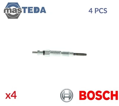 0 250 403 059 GLÜHKERZE GLÜHKERZEN BOSCH 4PCS FÜR AIXAM D-TRUCK,400,500,A.721 - Image 1 of 4