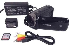 Canon Legria HF R56 Handheld High Definition WiFi Camcorder Black Tested - Picture 1 of 23