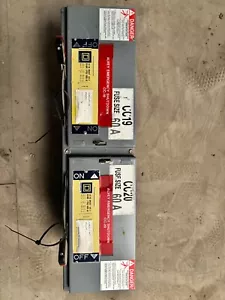 Square D QMJ362T 60A 600V 3-Pole Fusible Panelboard Switch - Picture 1 of 5