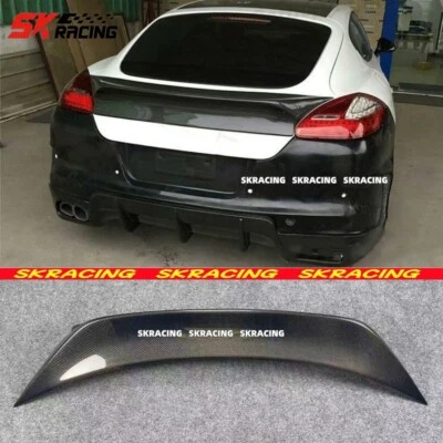 Alerón trasero de fibra de carbono real para Porsche Panamera 970 2010-2013 Foto 1 de 4
