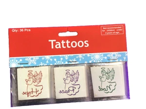 Angel Tattoos. Peace Noel Hope.   New package 36 - Picture 1 of 2