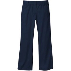 George Girls' School Uniform Flat Front Navy Blue Pants Size 6X - Picture 1 of 1