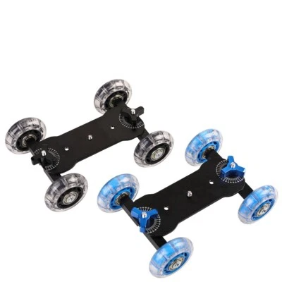 Durable Multifunctional Ajustable Mini Camera Dolly Roller Car for DSLR cameras - Image 1 of 4