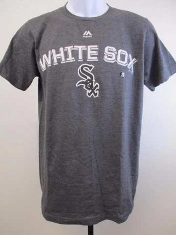 New Chicago White Sox Baseball Mens Sizes S-M-L Gray Majestic Shirt $26 Cover
