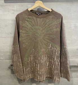 VTG Ripcurl Surf Wear Long Sleeve y2k T-Shirt Brown Men’s Size Large - Picture 1 of 6