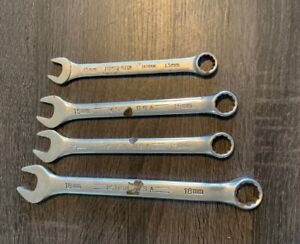 Master Mechanic Wrench Set Lot Of 4 USA