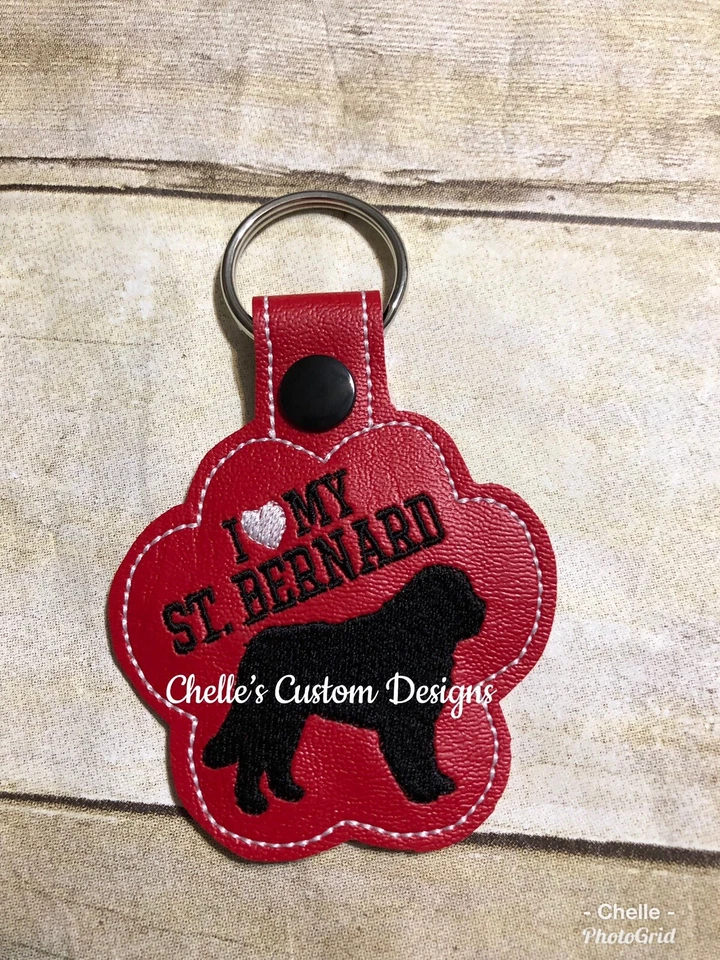 Llavero I Love My Saint Bernard Dog hace un GRAN regalo Foto 1 de 1