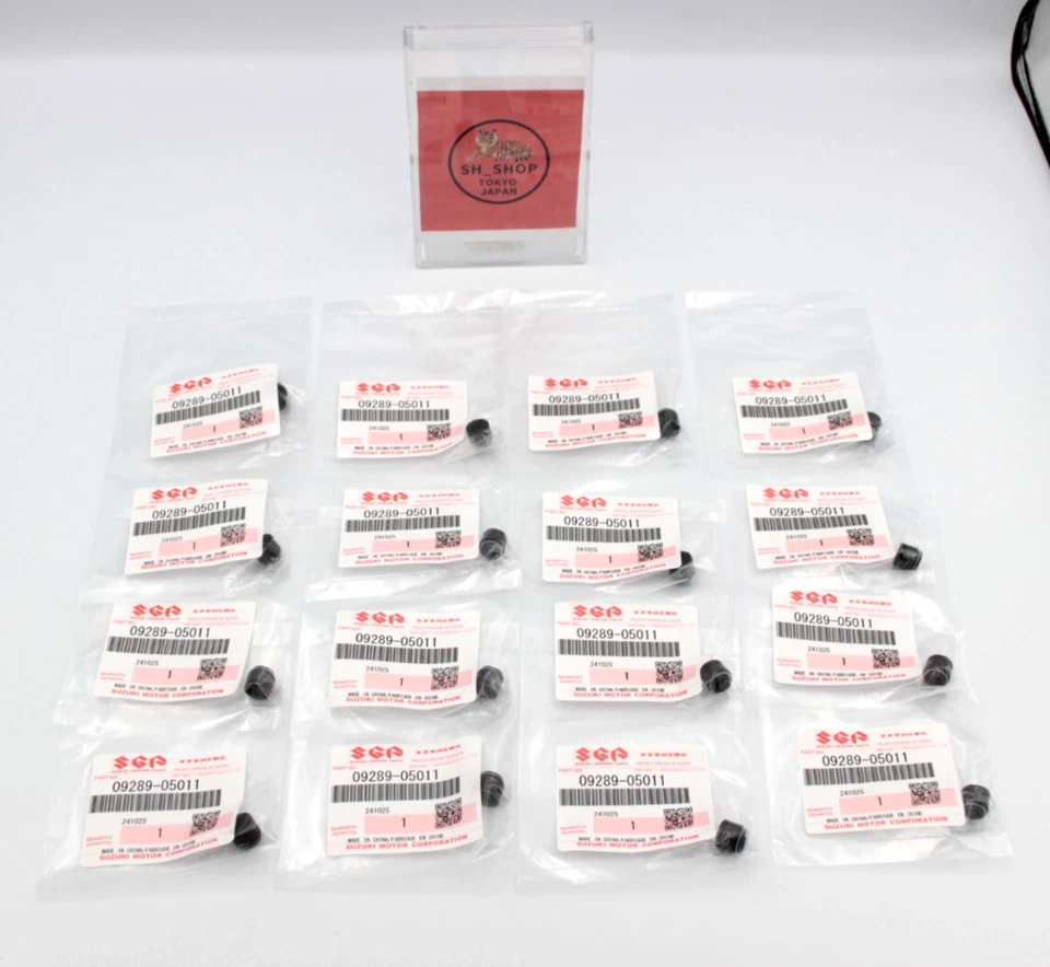 SELLOS DE ACEITE DE VÁLVULA 09289-05011 16P Fit SUZUKI 1999 - 2022 HAYABUSA GSX1300R Foto 1 de 4