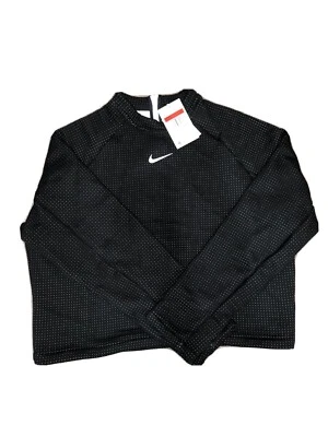 Camiseta de manga larga Nike Sportswear Tech polar para mujer CZ1859-010 - TALLA L-alto Foto 1 de 4