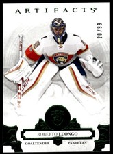 2017-18 Upper Deck Artifacts Emerald Roberto Luongo 20/99 Florida Panthers #70
