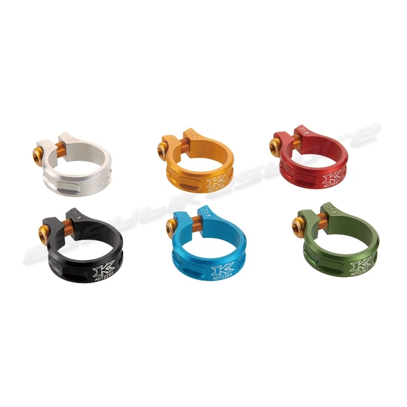  Abrazadera de tija de sillín KCNC ciclismo 31,8 mm 34,9 mm 36,4 mm 36,9 mm 38,2 mm 39 mm dorado azul Foto 1 de 1