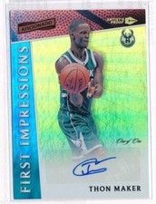 2016-17 Panini Aficionado Artist Proof Gold 1/1 THON MAKER #5 RC