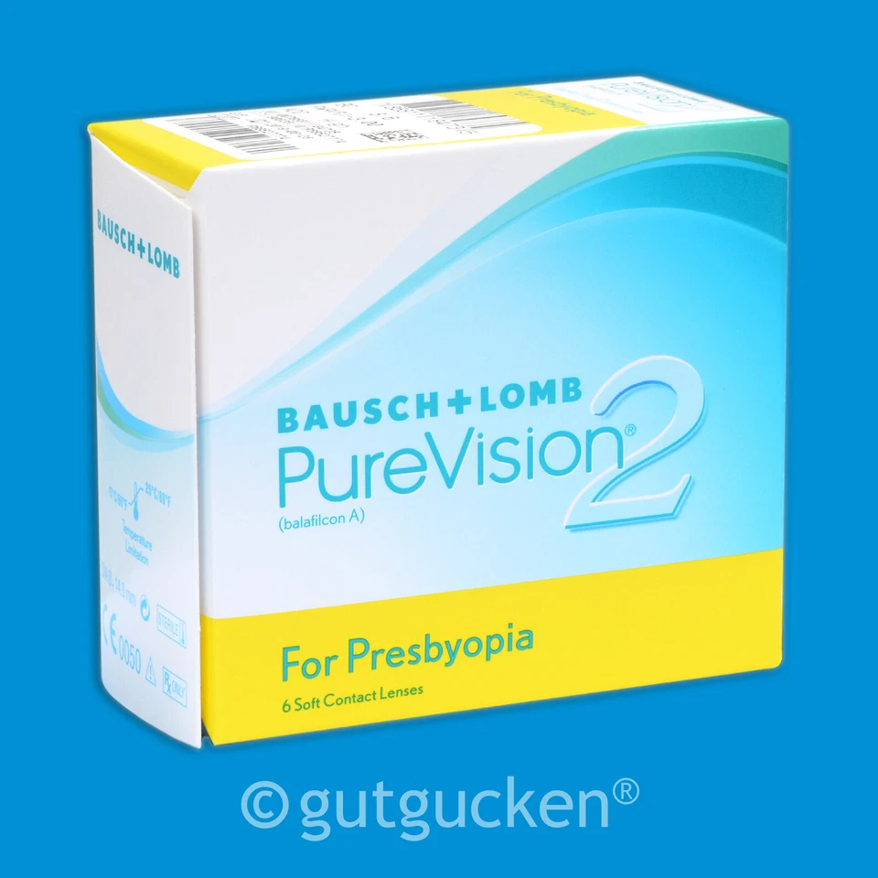 PureVision 2 for Presbyopia 1 x 6 multifokale Kontaktlinsen Monatslinsen - Bild 1 von 1