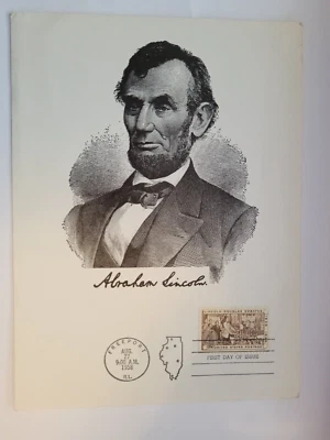 1959 USPS Lincoln - Douglas Debate First Day of Issue Stamp - Image 1 of 2