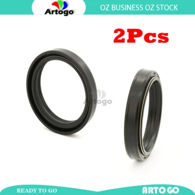 2X Fork Oil Seal 46 x 58.1 x 9.5/11.5mm For YAMAHA YZ125 1996 - 2001 2002 2003 - Изображение 1 из 4