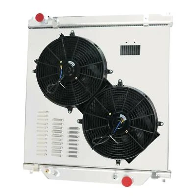 4Row Radiator Shroud Fan for 03-07 Ford F250 F350 F450 2003-05 Excursion 6.0L Foto 1 de 4