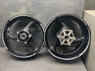 2013 Suzuki Hayabusa GSX1300R Front and rear rims wheels OEM #122724 - Image 1 of 4