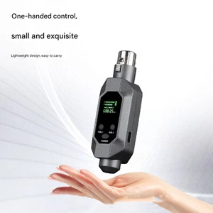 Wired to Wireless Microphone System Converter Transmitter Receiver Rechargeable - Picture 1 of 15