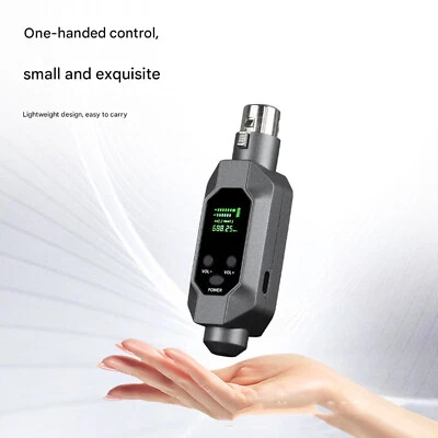 Wired to Wireless Microphone System Converter Transmitter Receiver Rechargeable - Image 1 of 4
