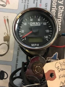 Drag Specialties Speedometer 2.4” 0-140mph - Bild 1 von 1