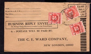US 1935 Cover, Postage Due incl. PRECANCEL on Prepaid Envelope - Picture 1 of 2