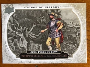 2008 Upper Deck Pièce d'Histoire PONCE DE LEON #199 Explorer - Photo 1/2