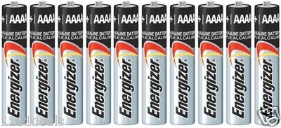 10 Pilas Alcalinas Energizer AAAA E96 1.5V Reemplaza E96,LR8D425,MN2500,MX2500 Foto 1 de 4