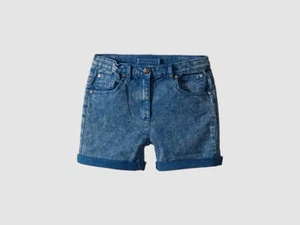 $49 Appaman Girl's Kid's Blue Jean Casual Cotton Denim Cuffed Hem Shorts Size 7 - Picture 1 of 1