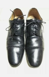Bally of Switzerland Leather Wing Tip Oxford Men's 10.5 - Picture 1 of 4