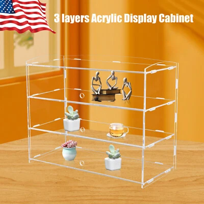 Display Cabinet Case 3 layers Acrylic Donut Cookie Retail Display Counter Cases - Image 1 of 4