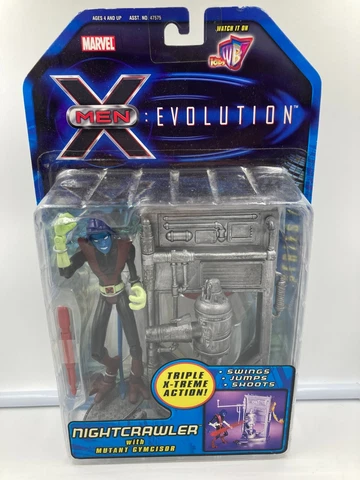 Marvel X-Men Evolution NIGHTCRAWLER With Mutant Gymcisor Action Figure Cover
