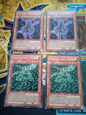 YUGIOH 2x FORTUNE LADY WIND 2x DARK RARES SOVR-EN009/011 1st editions