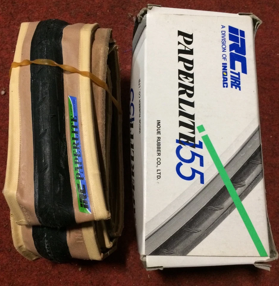 Copertoncino bici corsa IRC tire Paperlite 155 700x20 road bike tire folding - Immagine 1 di 1