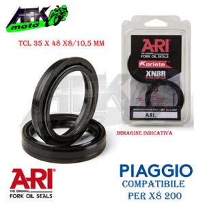 Paraolio Forcella TCL 35x48x8/10,5 mm per Piaggio X8 200 dal 2004 al 2007 - Imagen 1 de 1