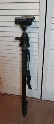 Manfrotto Carbon One 449 Monopod with Quick Release Tilt Head 76" tall - Image 1 of 4