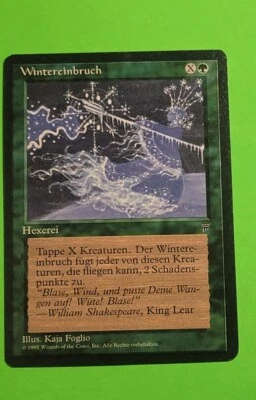 Winter Blast German Legends Magic the Gathering MtG 1996 - Image 1 of 4