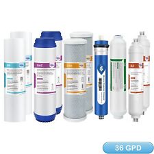 1-Year Replacement 6-Stage Alkaline 36 Gpd Reverse Osmosis Water Filter 10 Pack