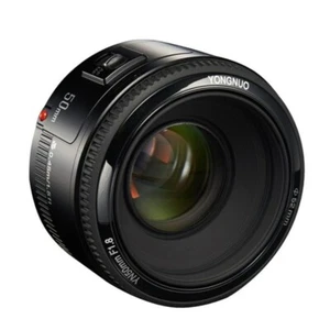 Yongnuo YN50mm F1.8 AF MF Large Aperture Auto Focus Lens For Canon EOS 60D 70D - Picture 1 of 8