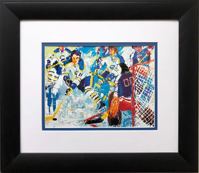"French Connection '77" LeRoy Neiman Hockey Arte Rangers Sables Deportes EE. UU.  Foto 1 de 3