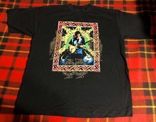 Vintage 90s 1994 Carlos Santana World Tour T-shirt Sz Xl New Sony Signatures